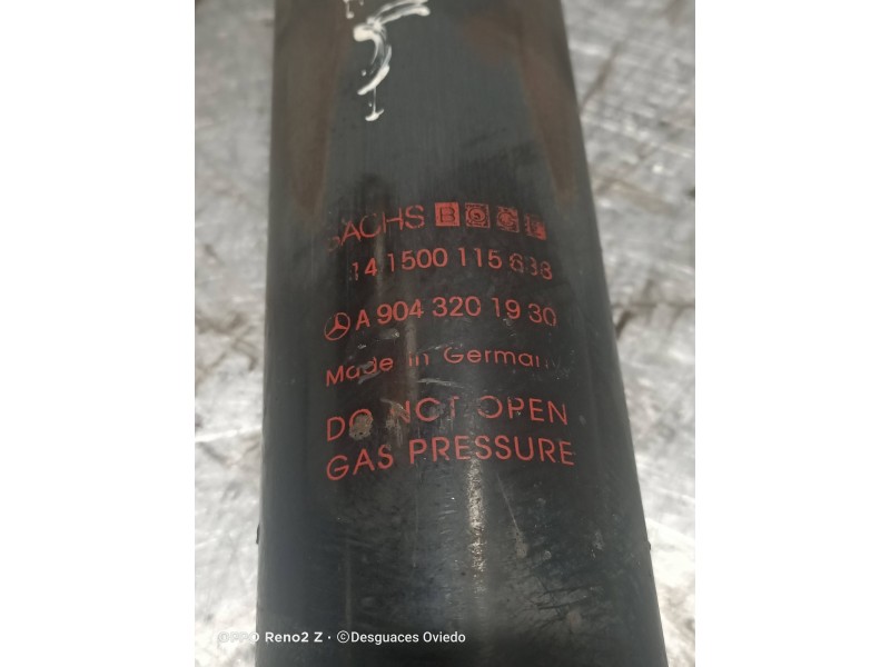 Recambio de amortiguador delantero derecho para mercedes sprinter 02.00  caja cerrada referencia OEM IAM A9043201930 14150011563