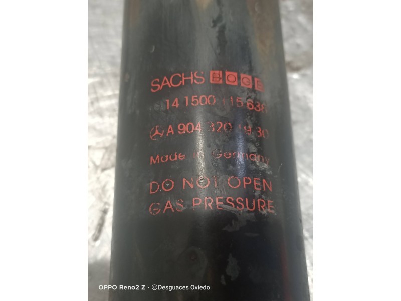 Recambio de amortiguador delantero izquierdo para mercedes sprinter 02.00  caja cerrada referencia OEM IAM A9043201930 141500115