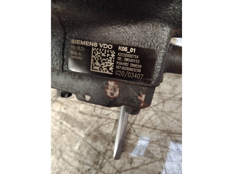 Recambio de bomba inyeccion para renault clio grandtour dynamique referencia OEM IAM 8200663258K0501 G20 03407 H82 286029 5WS401