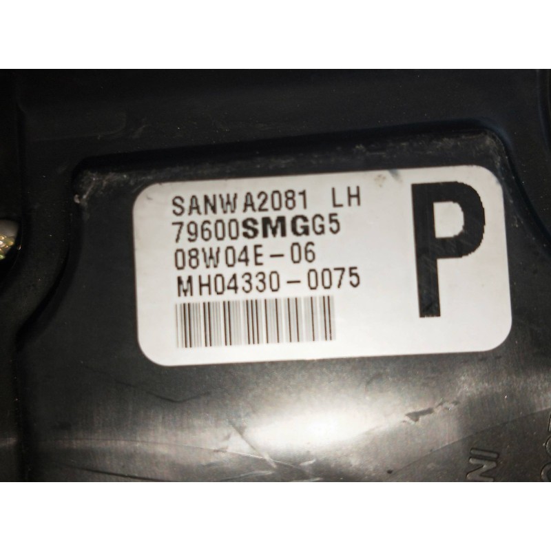 Recambio de mando calefaccion / aire acondicionado para honda civic lim.4 (fd) 1.8 vtec cat referencia OEM IAM 79600SMGG5 MH0433