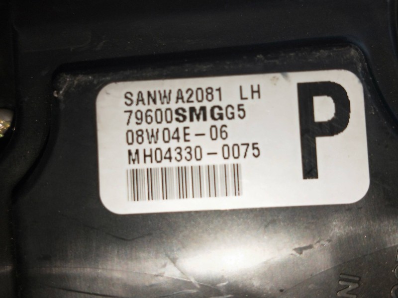 Recambio de mando calefaccion / aire acondicionado para honda civic lim.4 (fd) 1.8 vtec cat referencia OEM IAM 79600SMGG5 MH0433