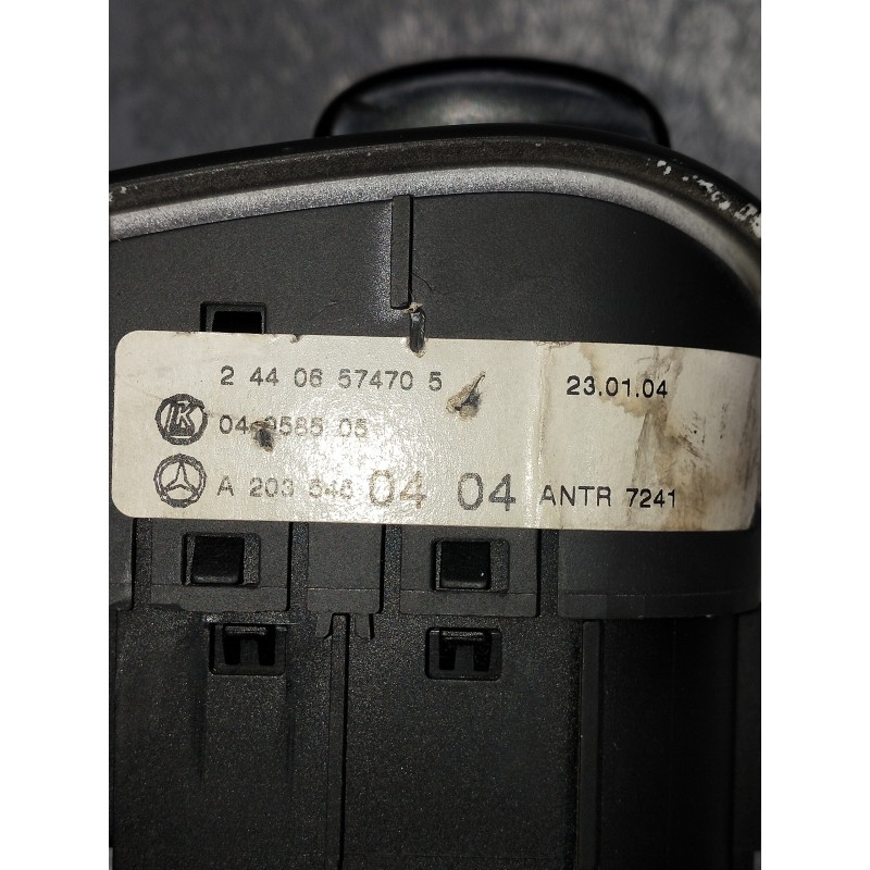 Recambio de mando luces para mercedes clase c (w203) berlina 2.2 cdi cat referencia OEM IAM A2035450404 04058505 24406574705