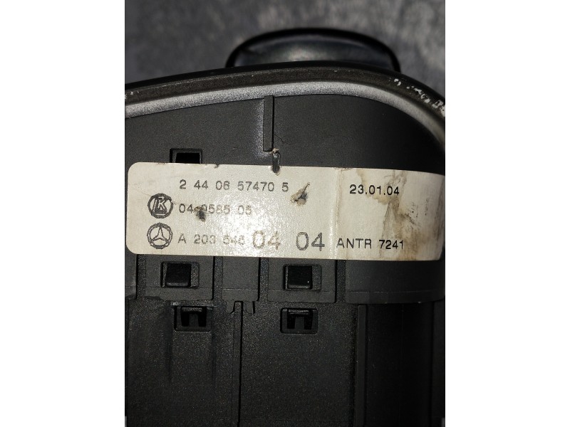 Recambio de mando luces para mercedes clase c (w203) berlina 2.2 cdi cat referencia OEM IAM A2035450404 04058505 24406574705