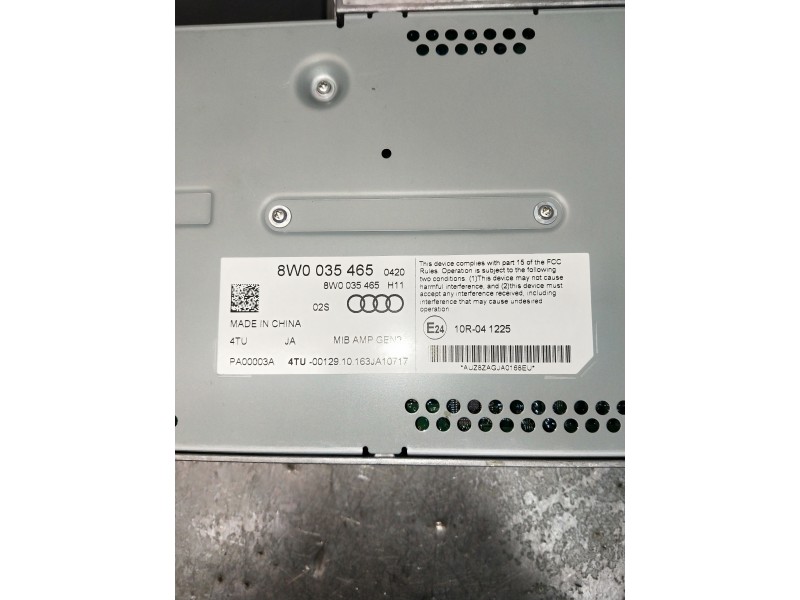 Recambio de modulo electronico para audi a4 avant (8w5) sport edition quattro referencia OEM IAM 8W0035465  