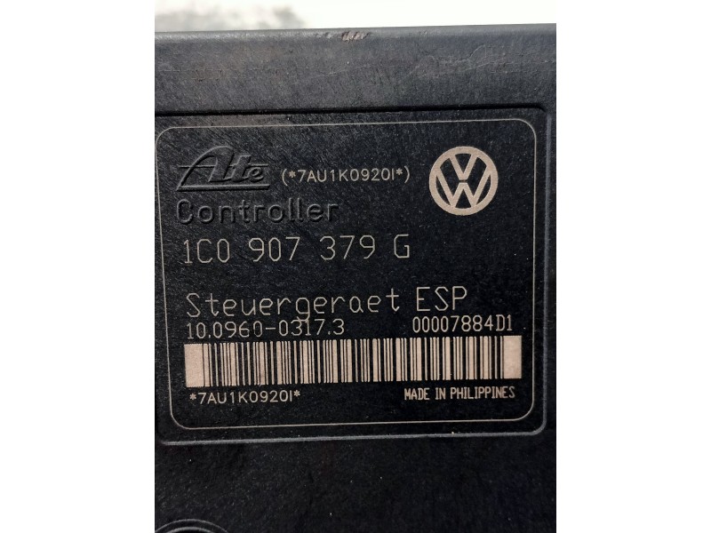 Recambio de abs para volkswagen golf iv berlina (1j1) gti referencia OEM IAM 1C0907379G 1J0614517G 10020600394