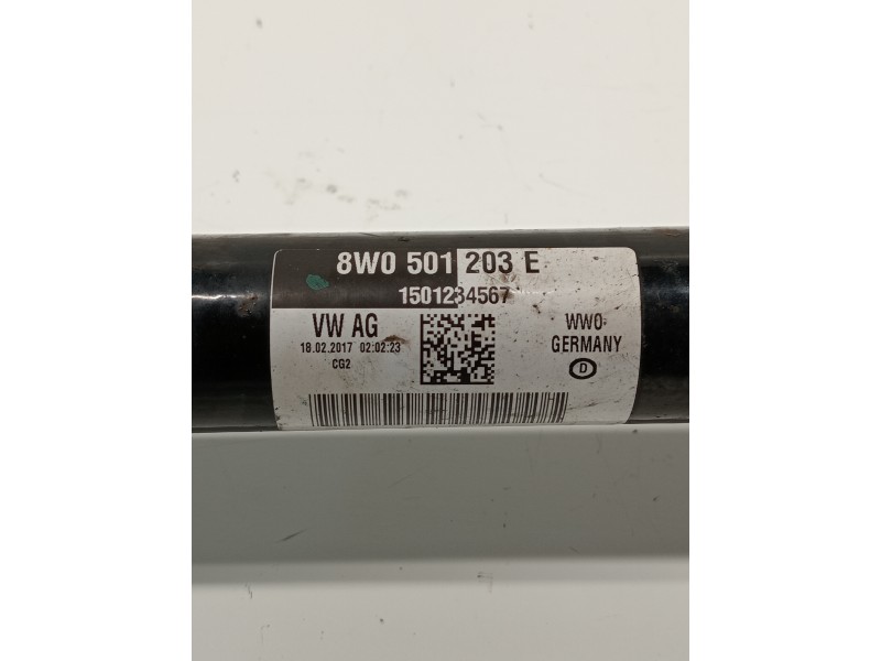 Recambio de transmision trasera derecha para audi a4 avant (8w5) sport edition quattro referencia OEM IAM 8W0501203E  