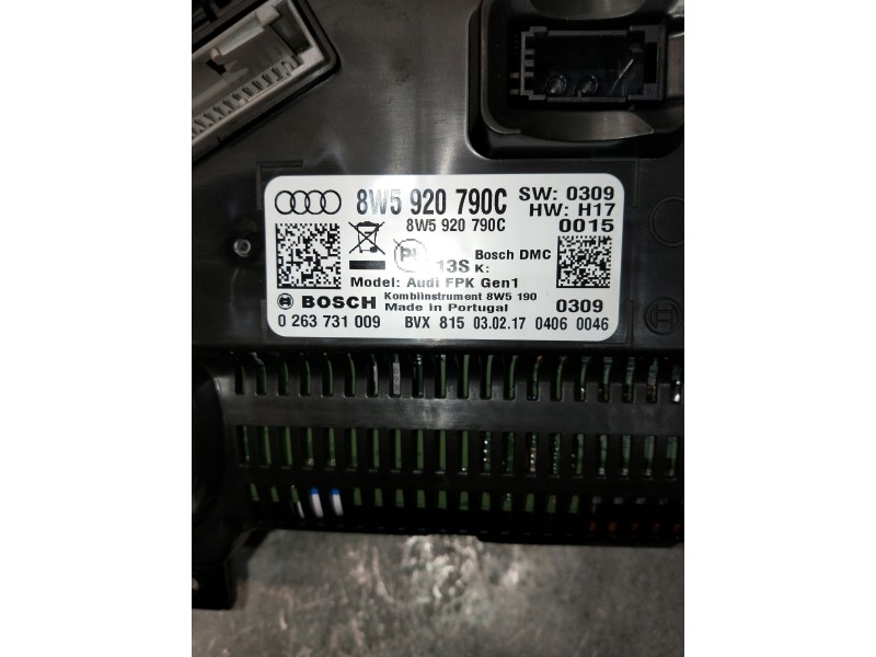 Recambio de cuadro instrumentos para audi a4 avant (8w5) sport edition quattro referencia OEM IAM 8W5920790C 0263731009 