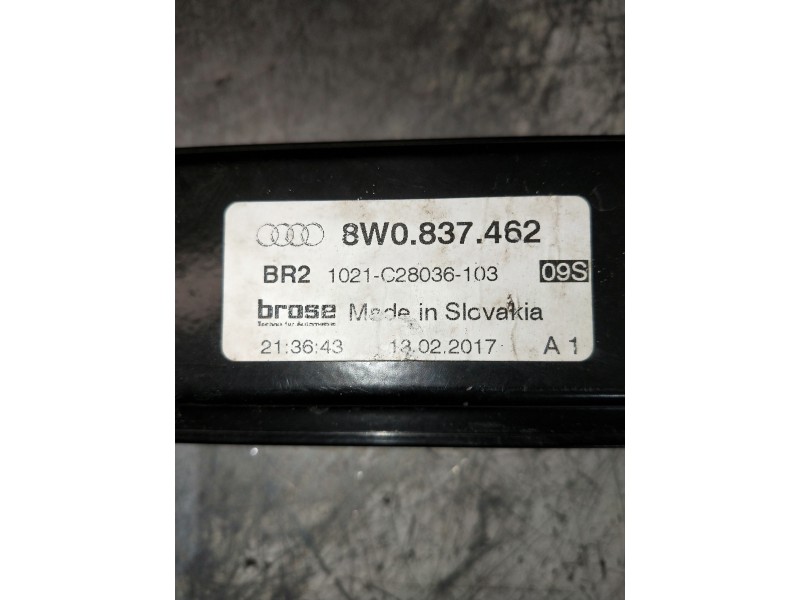 Recambio de elevalunas delantero derecho para audi a4 avant (8w5) sport edition quattro referencia OEM IAM 8W0837462  5P