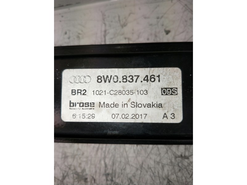 Recambio de elevalunas delantero izquierdo para audi a4 avant (8w5) sport edition quattro referencia OEM IAM 8W0837461  5P