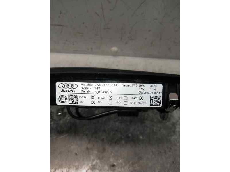 Recambio de luz interior para audi a4 avant (8w5) sport edition quattro referencia OEM IAM 8W0947135BQ 00266582 