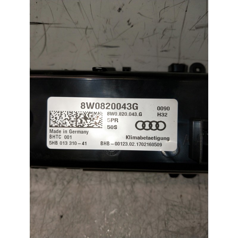 Recambio de mando calefaccion / aire acondicionado para audi a4 avant (8w5) sport edition quattro referencia OEM IAM 8W0820043G 