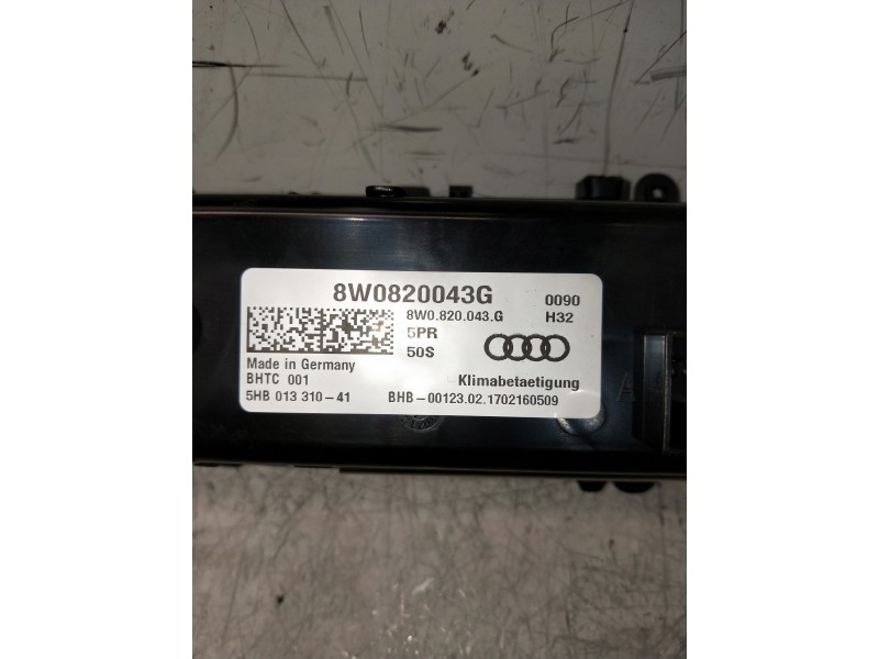 Recambio de mando calefaccion / aire acondicionado para audi a4 avant (8w5) sport edition quattro referencia OEM IAM 8W0820043G 
