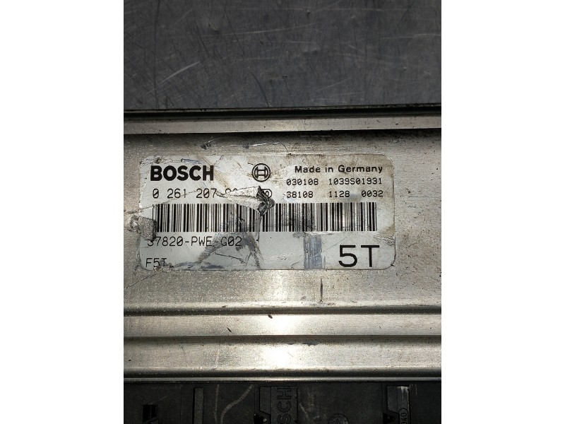 Recambio de centralita motor uce para honda jazz (gd1/5) referencia OEM IAM 1039S01931  