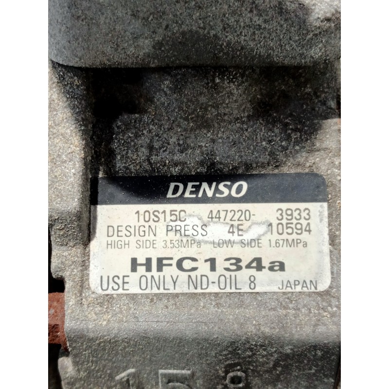 Recambio de compresor aire acondicionado para toyota rav 4 (a2) 2.0 16v cat referencia OEM IAM 4472204E 10S15C 