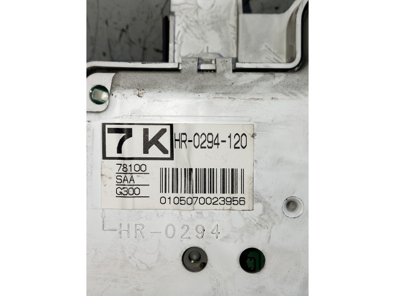 Recambio de cuadro instrumentos para honda jazz (gd1/5) referencia OEM IAM HR0294120  