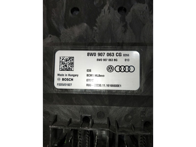 Recambio de modulo electronico para audi a4 avant (8w5) sport edition quattro referencia OEM IAM 8W0907063CG F005V01927 