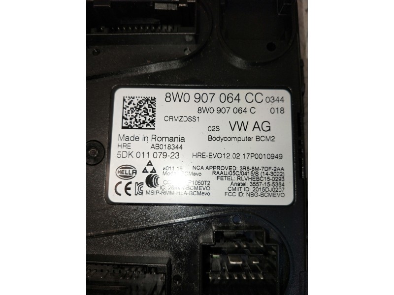 Recambio de modulo electronico para audi a4 avant (8w5) sport edition quattro referencia OEM IAM 8W0907064CC 5DK01107923 