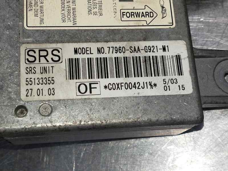 Recambio de centralita airbag para honda jazz (gd1/5) referencia OEM IAM 55133355  