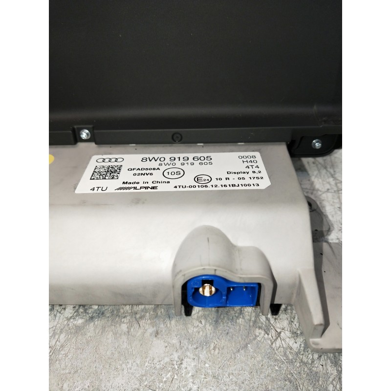 Recambio de pantalla multifuncion para audi a4 avant (8w5) sport edition quattro referencia OEM IAM 8W0919605  