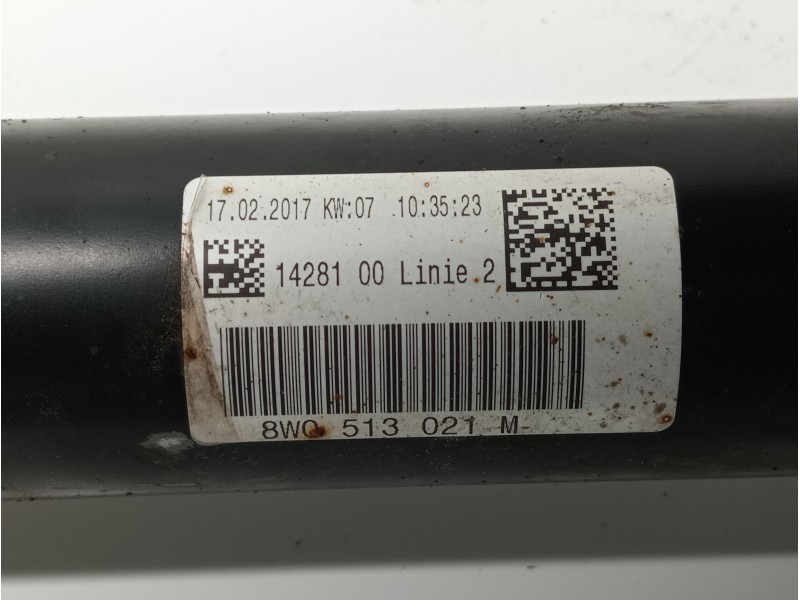 Recambio de amortiguador trasero izquierdo para audi a4 avant (8w5) sport edition quattro referencia OEM IAM 8W0616025E 8W051302