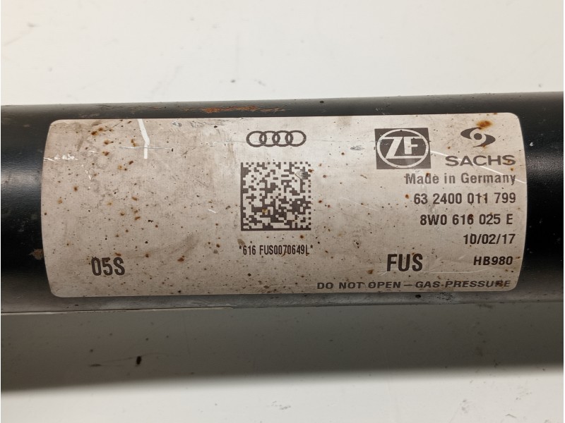 Recambio de amortiguador trasero derecho para audi a4 avant (8w5) sport edition quattro referencia OEM IAM 8W0616025E 8W0513021M