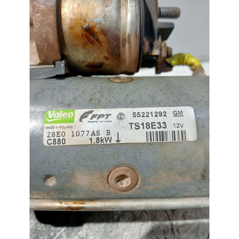 Recambio de motor arranque para opel corsa d cosmo referencia OEM IAM 55221292 TS18E33 