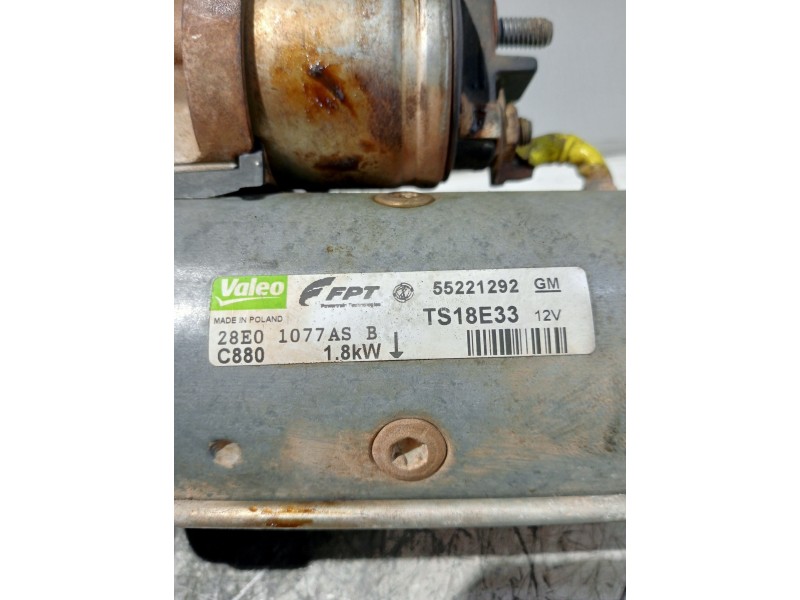 Recambio de motor arranque para opel corsa d cosmo referencia OEM IAM 55221292 TS18E33 