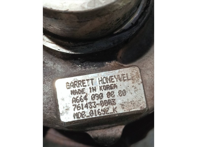 Recambio de turbocompresor para ssangyong actyon 2.0 td cat referencia OEM IAM A6640900000 7614330003 