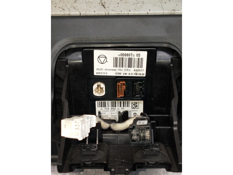 Recambio de pantalla multifuncion para citroen c4 cactus referencia OEM IAM 9810312  