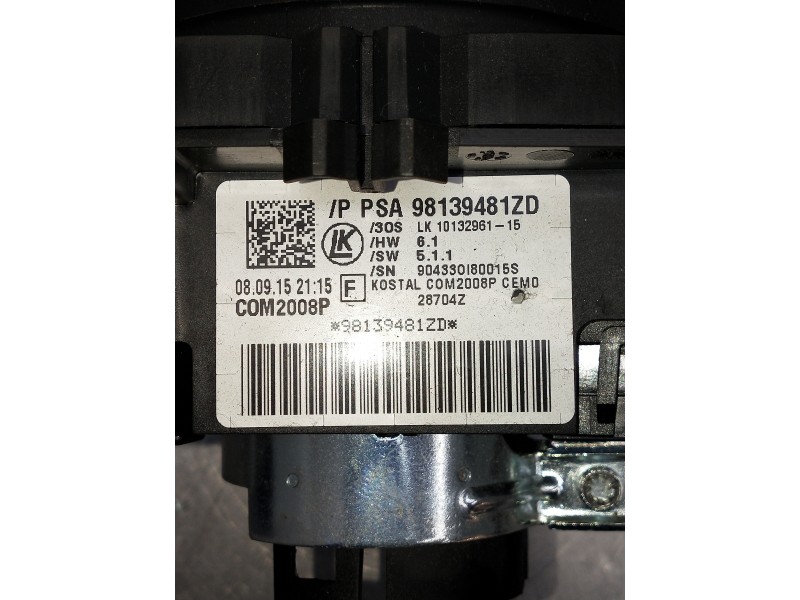 Recambio de mando luces para citroen c4 cactus referencia OEM IAM 98139481ZD  