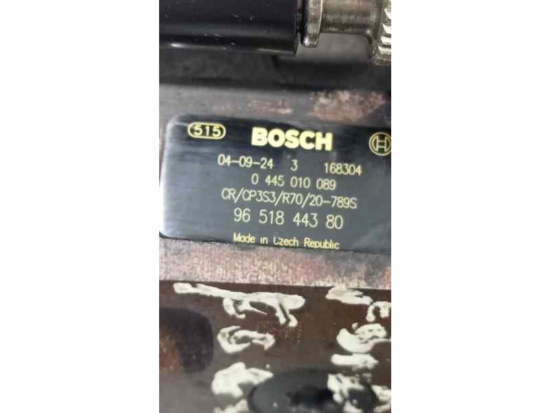 Recambio de bomba inyeccion para ford focus berlina (cak) 1.8 tdci cat referencia OEM IAM 0445010089 9651844380 