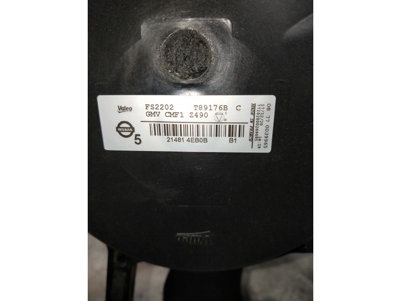 Recambio de electroventilador para nissan qashqai (j11) referencia OEM IAM 214814EB0B FS2202 T89176B 
