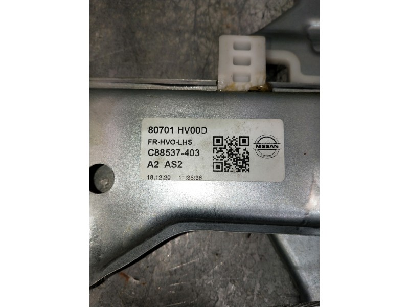 Recambio de elevalunas delantero izquierdo para nissan qashqai (j11) referencia OEM IAM 80701HV00D  5P
