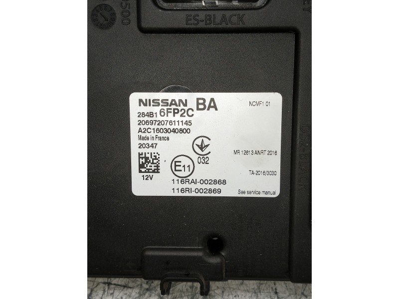 Recambio de modulo electronico para nissan qashqai (j11) referencia OEM IAM 284B16FP2C A2C1603040800 