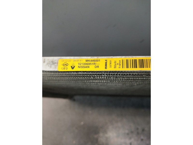 Recambio de condensador / radiador aire acondicionado para nissan qashqai (j11) referencia OEM IAM 921006951R  