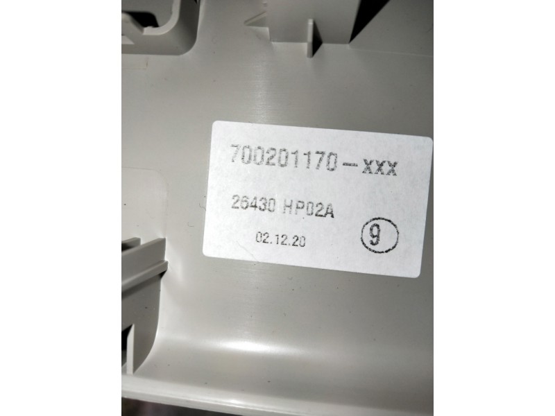 Recambio de luz interior para nissan qashqai (j11) referencia OEM IAM 25430HP02A  