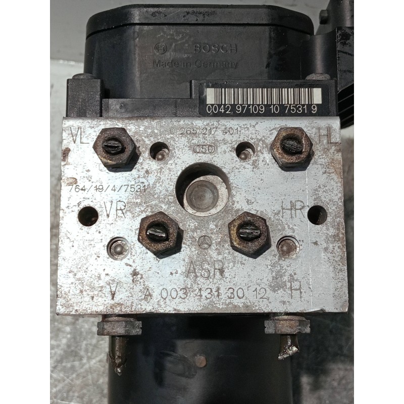 Recambio de abs para mercedes clase e (w210) berlina diesel 300 turbodiesel (210.025) referencia OEM IAM A0034313012 0265217401 