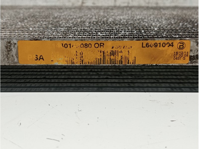 Recambio de condensador / radiador aire acondicionado para peugeot expert kasten 1.6 16v hdi referencia OEM IAM 1440143080 L6691