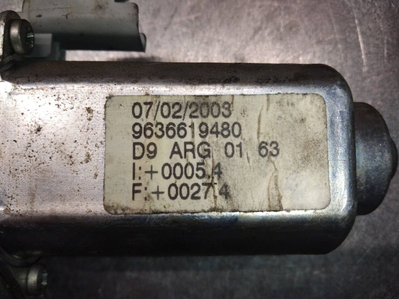 Recambio de elevalunas trasero izquierdo para peugeot 406 berlina (s1/s2) srdt referencia OEM IAM 9636619480  4P