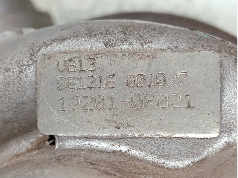 Recambio de turbocompresor para toyota corolla verso (r1) referencia OEM IAM 172010R021 VB13 