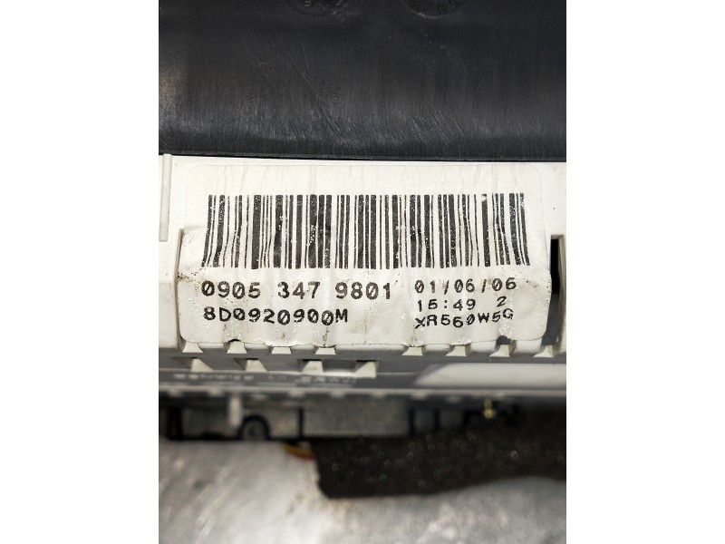 Recambio de cuadro instrumentos para audi a4 avant (b5) 1.9 tdi referencia OEM IAM 8D0920900M 09053479801 