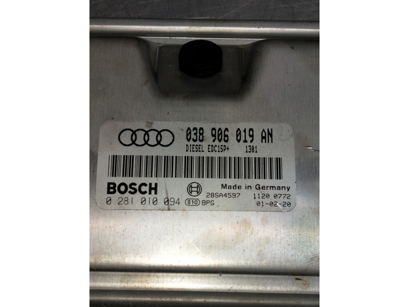 Recambio de centralita motor uce para audi a4 avant (b5) 1.9 tdi referencia OEM IAM 0281010094 038906019AN 