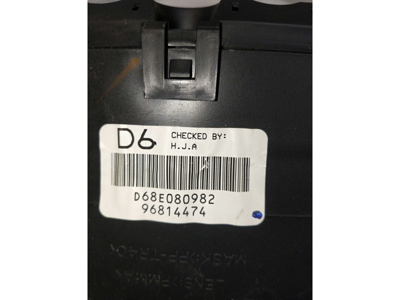 Recambio de cuadro instrumentos para chevrolet aveo referencia OEM IAM 96814474  