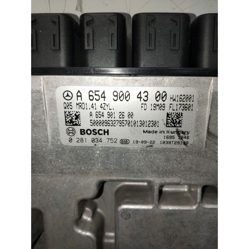 Recambio de centralita motor uce para mercedes clase b (w247) b 200 d referencia OEM IAM A6549004300 A6549012600 0281034752