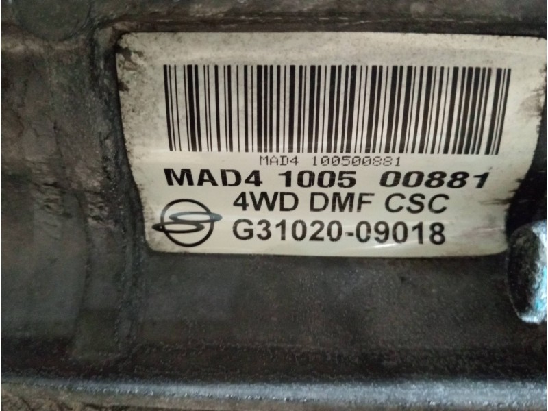 Recambio de caja cambios para ssangyong actyon 2.0 td cat referencia OEM IAM MAD4 1005008814WDDMFCSCG3102009018 6V