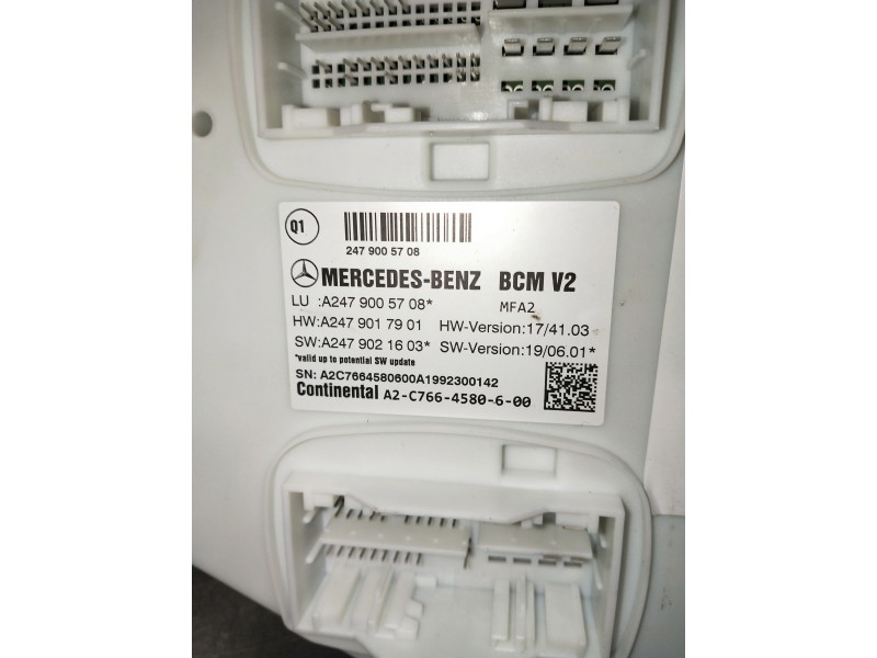 Recambio de modulo electronico para mercedes clase b (w247) b 200 d referencia OEM IAM A2479005708 A2479017901 A2C7664580600