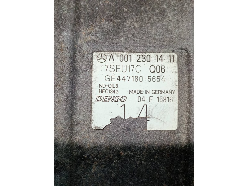 Recambio de compresor aire acondicionado para mercedes clase e (w211) berlina e 320 cdi (211.026) referencia OEM IAM A0012301411