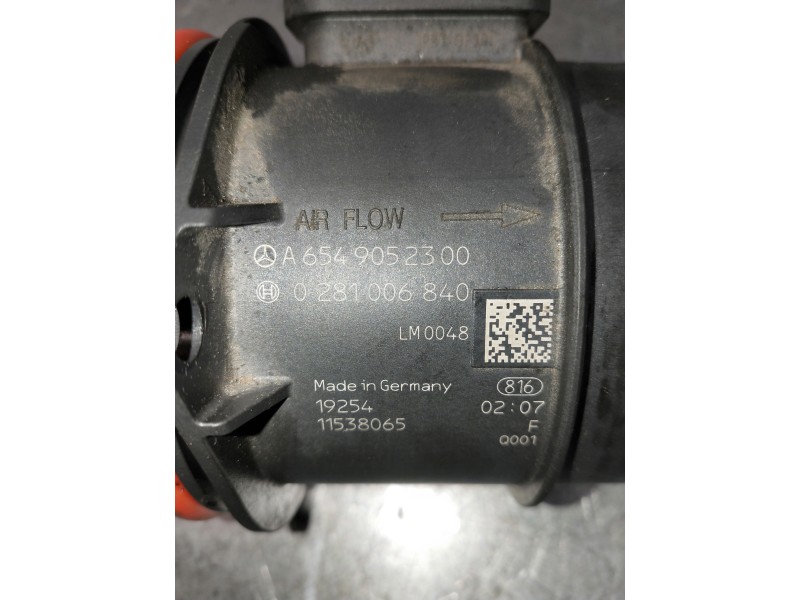 Recambio de caudalimetro para mercedes clase b (w247) b 200 d referencia OEM IAM A6549052300 0281006840 11538065