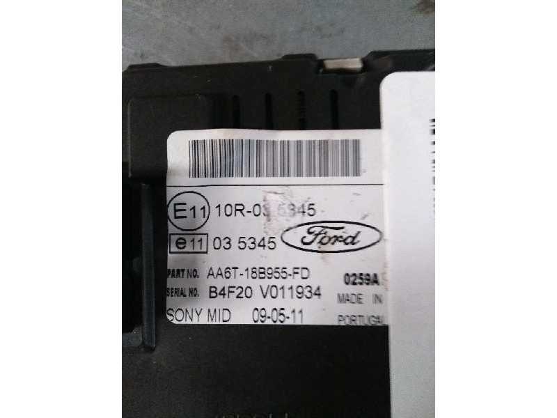 Recambio de pantalla multifuncion para ford fiesta (cb1) 1.6 tdci cat referencia OEM IAM AA6T18B955FD  