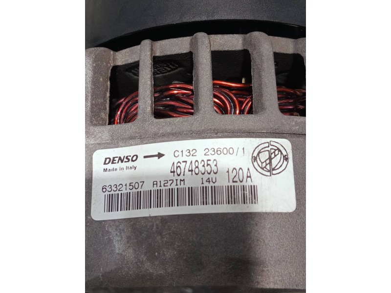 Recambio de alternador para lancia lybra berlina 1.9 jtd lx referencia OEM IAM 46748353 63321507 A127IM